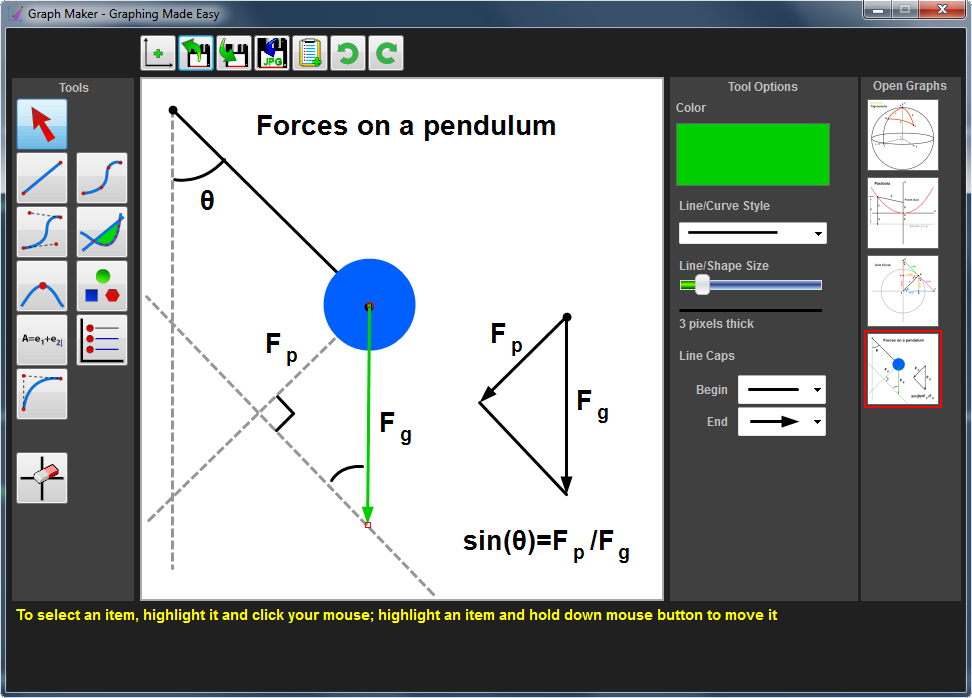 Graph Maker version 2 application window